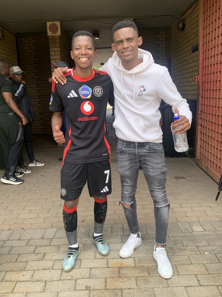 one2infinity_'s tweet photo. Welcome &amp; Congratulations!!!

Happy to welcome Puleng “Messi” Bapela to the family and congratulations to him on making his debut for @orlandopirates Reserves today. 

Special thanks to @ujfootball &amp; @orlandopirates for the professionalism shown to us.

A story told in pictures. https://t.co/u2zfSlMsVv