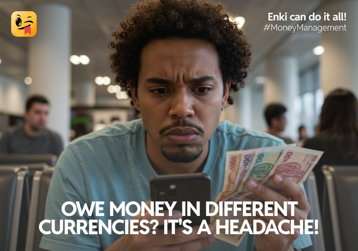 cmdFMylife's tweet photo. Travelling is fun, but keeping track of who owes what in different currencies? Not so much! 😫 Enki's AI can help! Just save your notes to Enki, and ask it anything – even about complex financial stuff. #EnkiApp  #MoneyManagement #FinancialTracker https://t.co/427giXaWGq