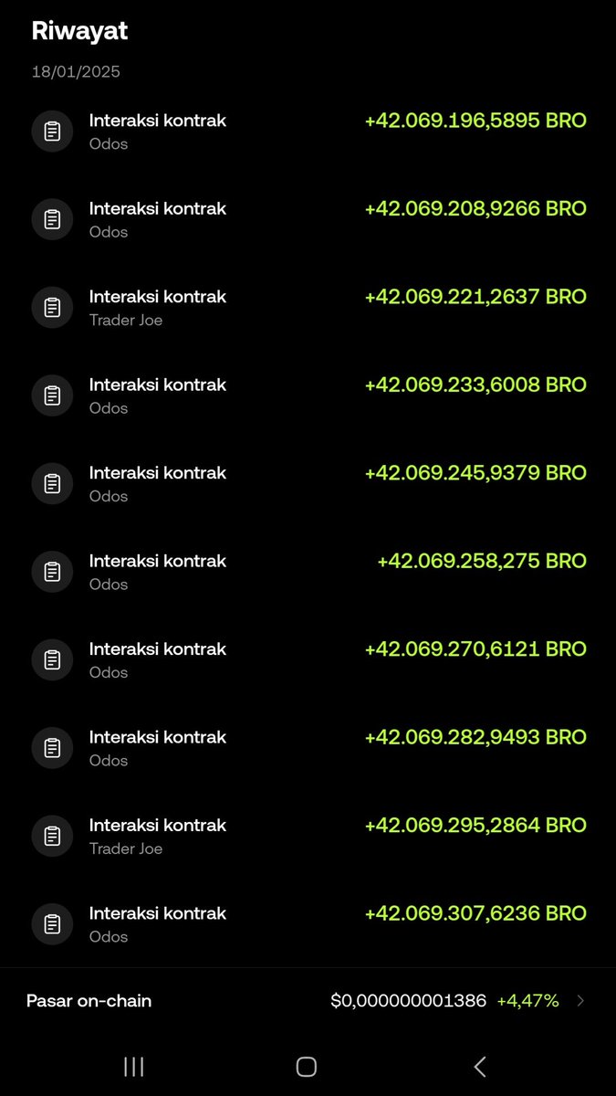 sean_nako's tweet photo. @cryptojack $BRO TO THE MOON 🚀

I just grabbed more $BRO today, as always 🔥. 
There’s no stopping this journey, and 42069000 $BRO still feels like the magic number for me. 

Send it more $BRO 🚀 https://t.co/rEZ8rrMuGv