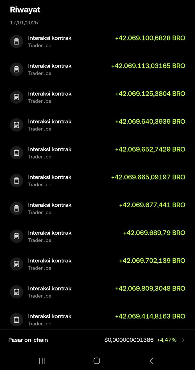 sean_nako's tweet photo. @cryptojack $BRO TO THE MOON 🚀

I just grabbed more $BRO today, as always 🔥. 
There’s no stopping this journey, and 42069000 $BRO still feels like the magic number for me. 

Send it more $BRO 🚀 https://t.co/rEZ8rrMuGv