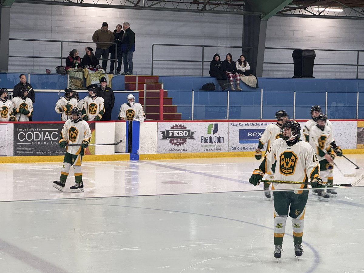 A solid performance for our #BoysHockeyTeam last night. Score wasn’t on our side but the effort was! Thank you Fundy Middle High School for hosting!