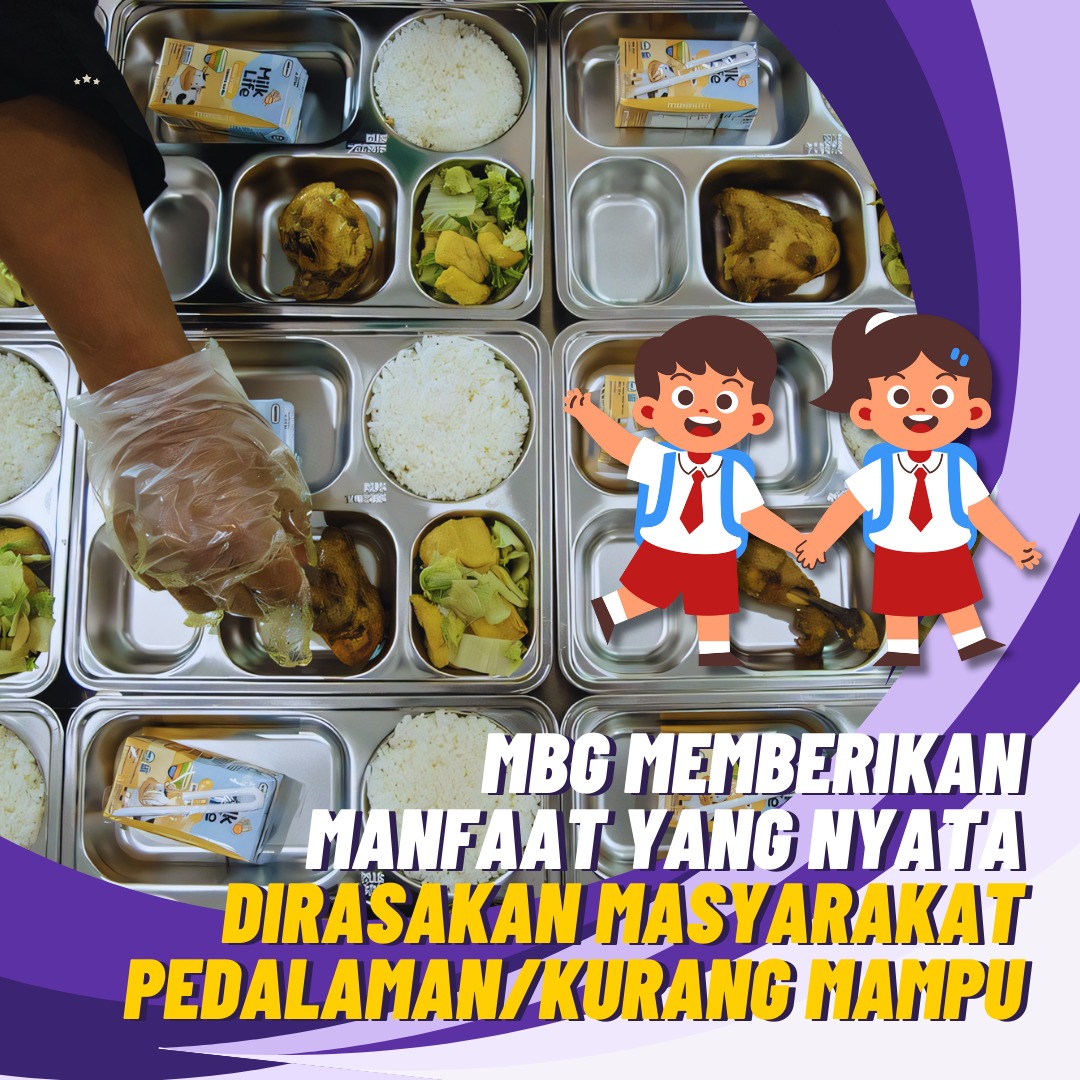 Program MBG adalah komitmen untuk memberikan asupan gizi yang cukup bagi anak-anak. Generasi sehat dimulai dari mereka! #PenuhiGiziIndonesia