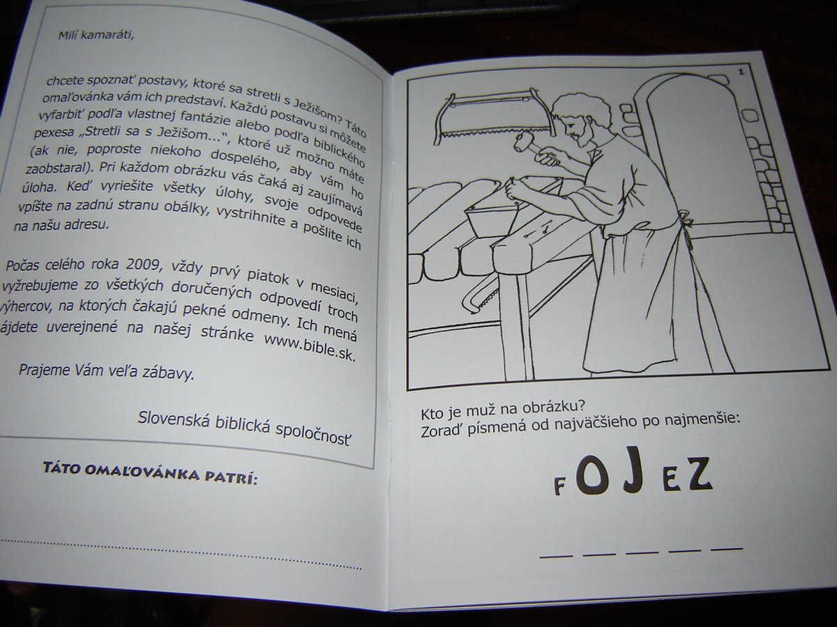 BIML_Bibles's tweet image. 🎨📖 Teaching kids about Jesus just got more fun!

Stretli Sa S Ježišom… Biblická Omaľovánka is a Slovak activity book filled with coloring pages, games, and Bible lessons. 
✨ bibleinmylanguage.com/stretli-sa-s-j…
#FaithThroughFun #SlovakBible #ChristianParenting