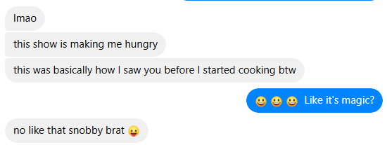 Introduced a buddy to Food Wars (Shokugeki no Soma) after getting him into cooking and this is how he repays me. >:(