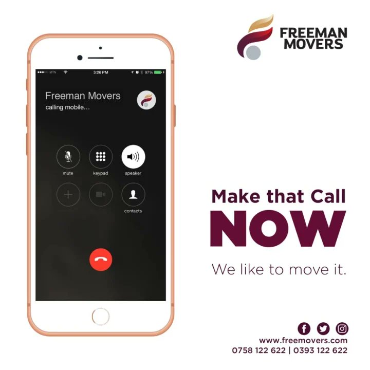 kasasi_fc's tweet photo. #Ad: How soon should you book a mover? The sooner, the better!
@FreemanMovers is available for bookings every day, ensuring a stress-free move.
Booking early means peace of mind, allowing you to focus on other things.
Call 0758122622 / 0393122622 today
#FreemanMovers https://t.co/TBOsHWC019