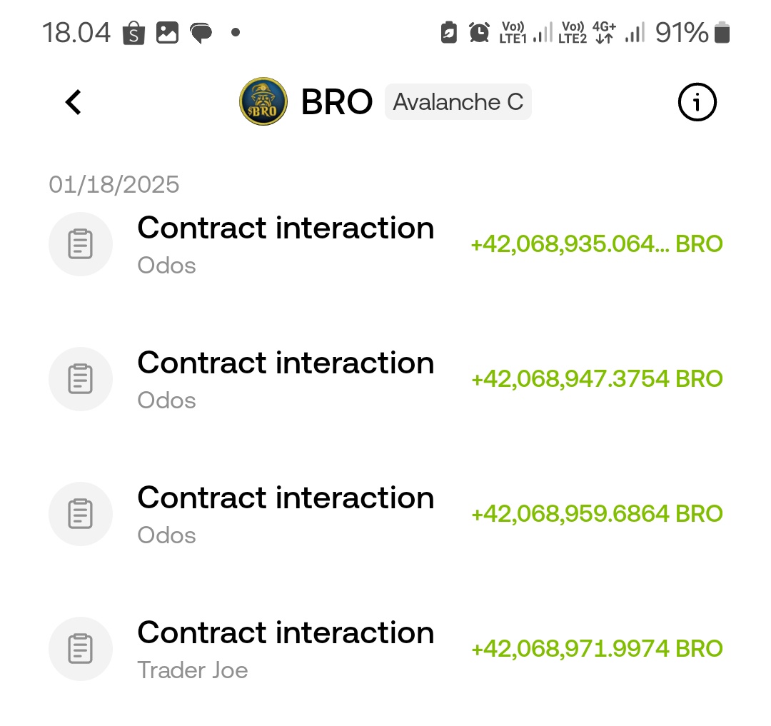 rosepocarie's tweet photo. @NikolaBench GM my Bro ☕
$BRO interesting for you to buy today. 

I Every day is a battle to reach the magic number of 42069000 $BRO With AVAX conversion. 
I’ll keep giving my best for my future $BRO.

Load up more to $BRO 🚀

Let's join the challenge now Bros :
https://t.co/LffuIRoC7Q https://t.co/bt1HYa046Y