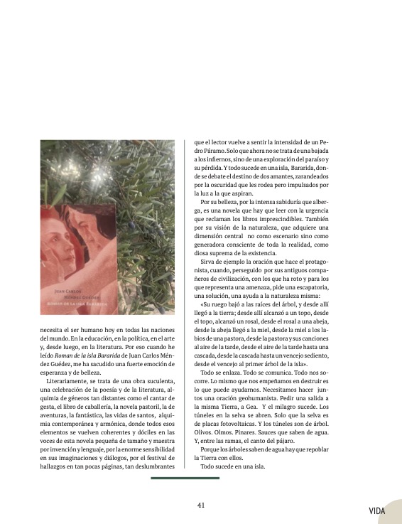 Ernesto Pérez Zúñiga (@eperezzuniga) on Twitter photo El pájaro, el olivo, la isla. A propósito de una nueva visión de la naturaleza y de la última novela de <a href="/mendezguedez/">J.C Méndez Guédez</a> <a href="/SEO_BirdLife/">SEO/BirdLife</a> <a href="/firmamentoed/">Firmamento Editores</a> El pájaro, el olivo, la isla. A propósito de una nueva visión de la naturaleza y de la última novela de <a href="/mendezguedez/">J.C Méndez Guédez</a> <a href="/SEO_BirdLife/">SEO/BirdLife</a> <a href="/firmamentoed/">Firmamento Editores</a>