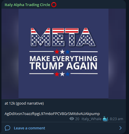 0xhyosun's tweet photo. I called $META at 12K, and it ran up to 145K+ market cap. You could profit more by joining early on my channel. 

https://t.co/kTFiiSinK5 https://t.co/vn2YZHGCcX