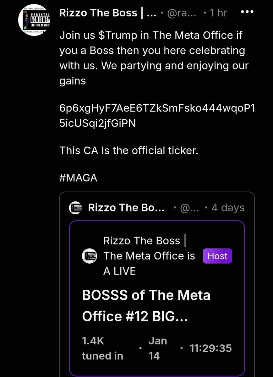 rasannunes1's tweet photo. Earn $AVAX for bring social on Arena #SocialFi
https://t.co/YR62uXpJa8
@realDonaldTrump #TheMetaOffice #web3 #BOSSS https://t.co/ToiWKPxXLu