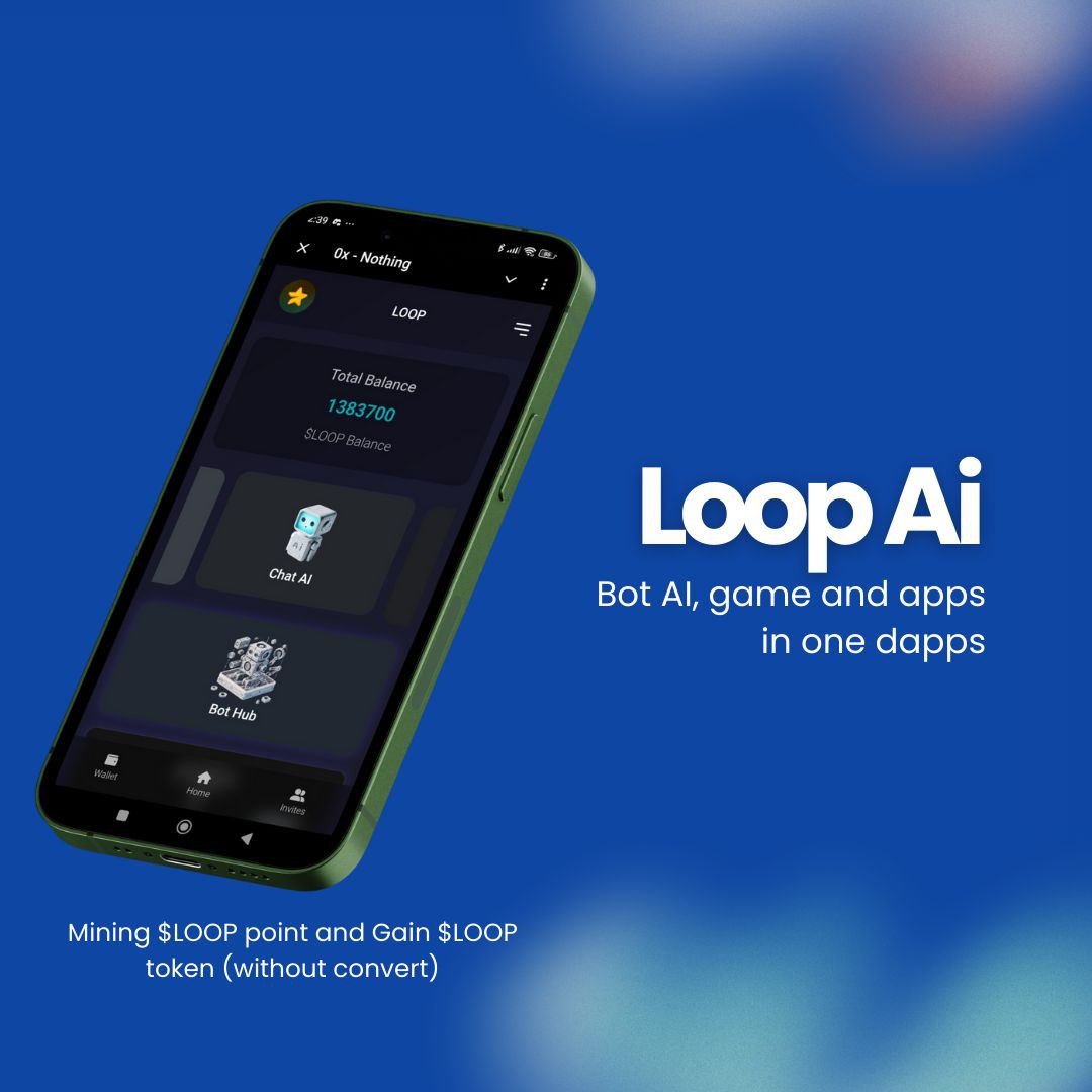 loop_community_'s tweet image. 🚀 Loop – The AI-Powered Web3 Community! 🌍✨

Loop combines AI, blockchain, and gaming in a SocialFi ecosystem where users earn rewards through missions, referrals, and AI chatbots. Join us to experience decentralized innovation, GameFi, and tokenized incentives!
#Web3 #loop