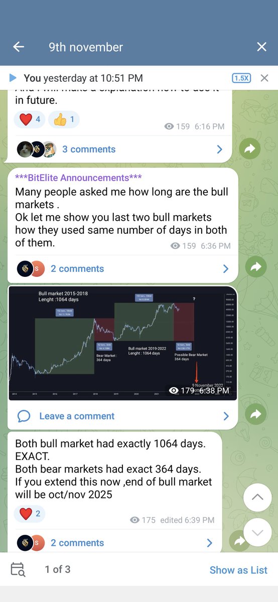 BitElite17's tweet image. JOIN OUR VIP PATREON AND TELEGRAM CHANNEL FOR EXCLUSIVE CONTENT 🏅🏅🏅
We provide :
1. Technical analysis ✔️
2. Fundamental analysis ✔️
3. Economical analysis ✔️
4. Cycle analysis ✔️
5. Fractal analysis ✔️
6. Astrological analysis 🔮
By combining all of this knowledge this is…