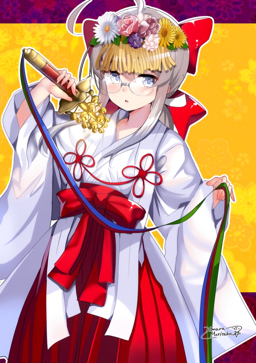 「ヘイウッドちゃん(巫女Mode) 」|火村 モリタカ＠/5月COMITIA144（B51a)/その次は神戸かわさき10のイラスト