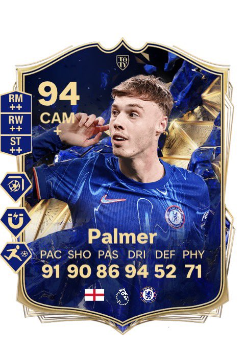 Halby_Trading's tweet image. Anyone tried Palmer and knows If he is good in the new meta?

Card looks coold🥶❄️