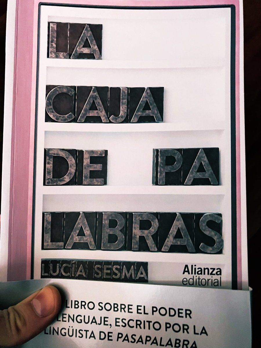 Un poco tarde, pero ya en mis manos 👏🏻👏🏻

@LuSesmaPrieto