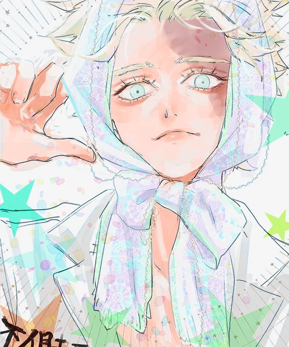映画の時間までなんかうずうずしてバブーシュカいぬいを描いてしまった。 