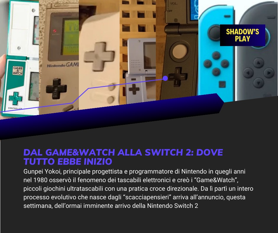 filogicoX's tweet photo. Questa settimana il lancio di #Nintendo #Switch2 ci ha preso in contropiede. Ma senza #GunpeiYokoi e la sua idea di creare il #GameandWatch e il #GameBoy, #Nintendo non avrebbe iniziato mai questo viaggio
#Shadowsplay
Per dettagli: https://t.co/iDWD6agKz3 https://t.co/HJeH1fB2uw