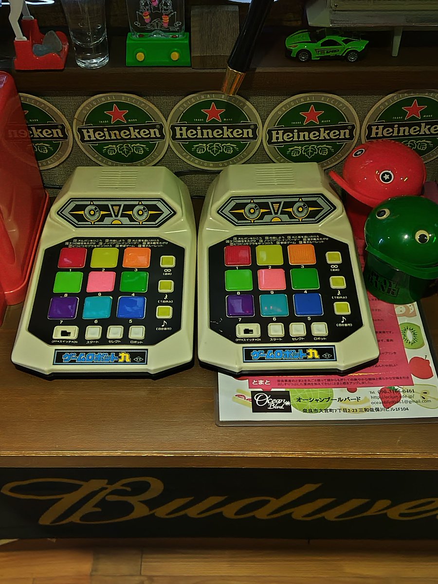 blvd0461's tweet photo. 45年経っても生きてた「ゲームロボット九」さん
安直な改造により過電圧で壊してしまい2台目を買いました
ごめんね
でもピート・タウンゼントは世界のビンテージギターの残数に影響するくらい当時はたくさん壊したもんね
だから気にしないで良いのだ https://t.co/MSA0SaDIG7