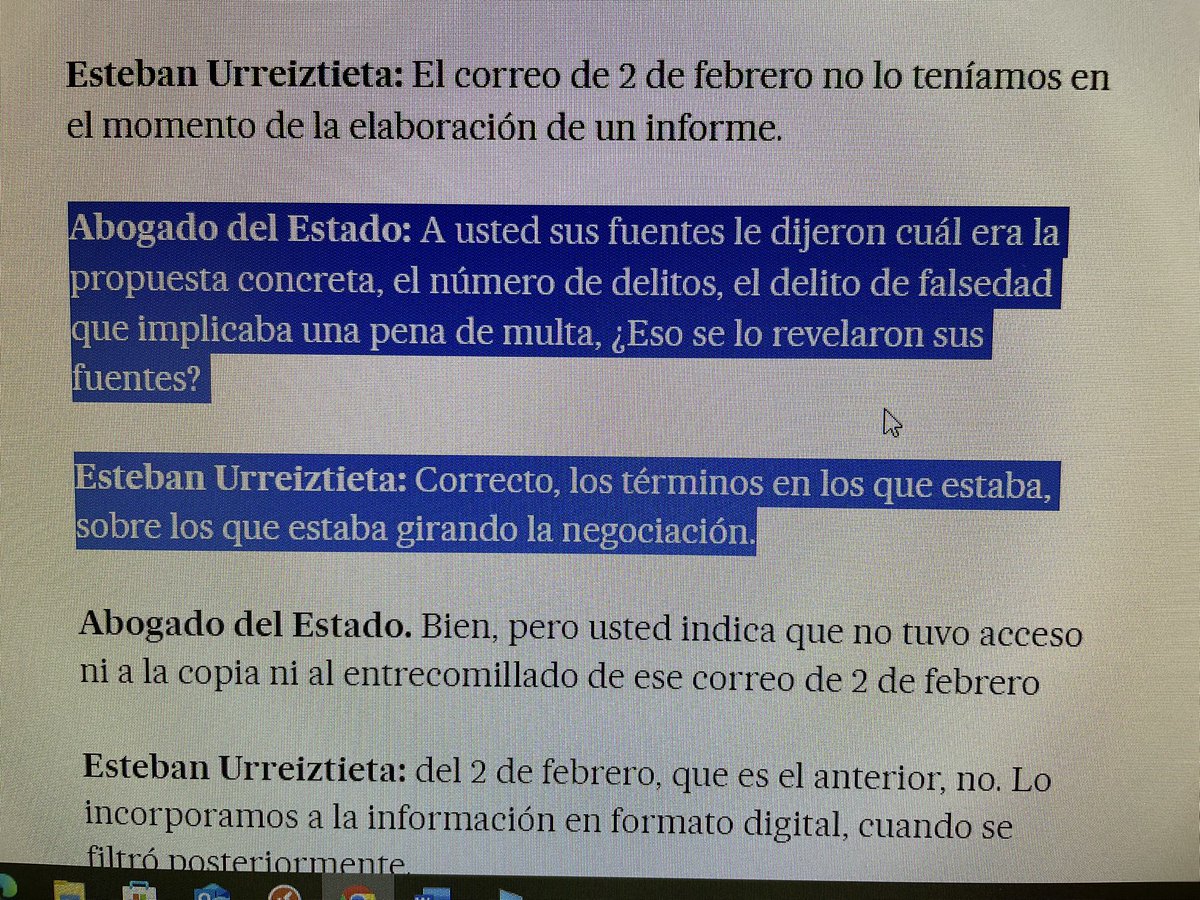 javiercasqueiro's tweet photo. El periodista de El Mundo que firmó el 13 de febrero a las 21.30 la Exclusiva sobre el novio de Ayuso declara en el Supremo que sabía cuál era la oferta real que desmentía su información y que no le llegó hasta las 21.59 al Fiscal General: “Correcto”.
https://t.co/P9HKLzdXHE https://t.co/pxjCYhgxJg
