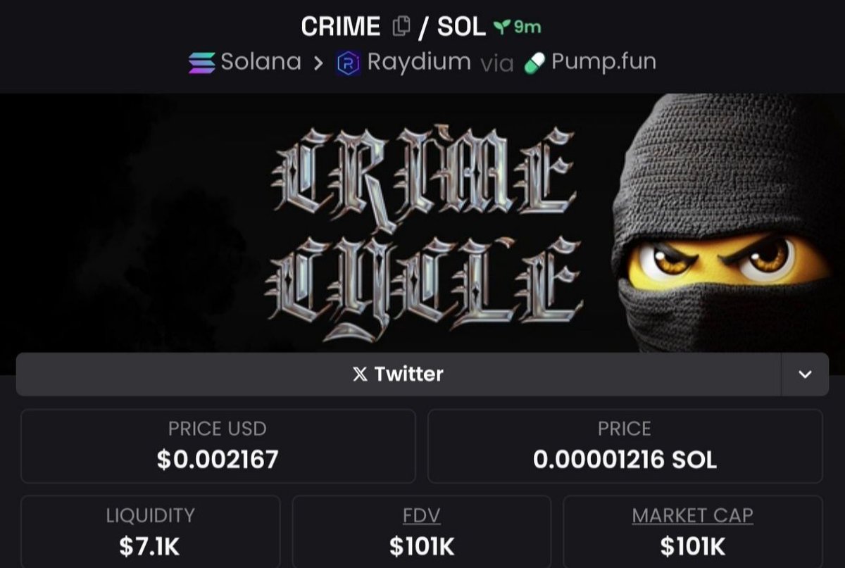 japh_green's tweet photo. Highlighted $CRIME at $101K mcap in my private telegram group 🪙.
Don’t miss out on the next big call 🤑
#trade #brek #Agixt #MkTp #pno #mob #new #ufd #MLG #JUP #trump #UniverseLeague #dream #dia #goonicide #kaida #bbe #colin #butthole #aikun #sol https://t.co/Z0Xyhzx7lI