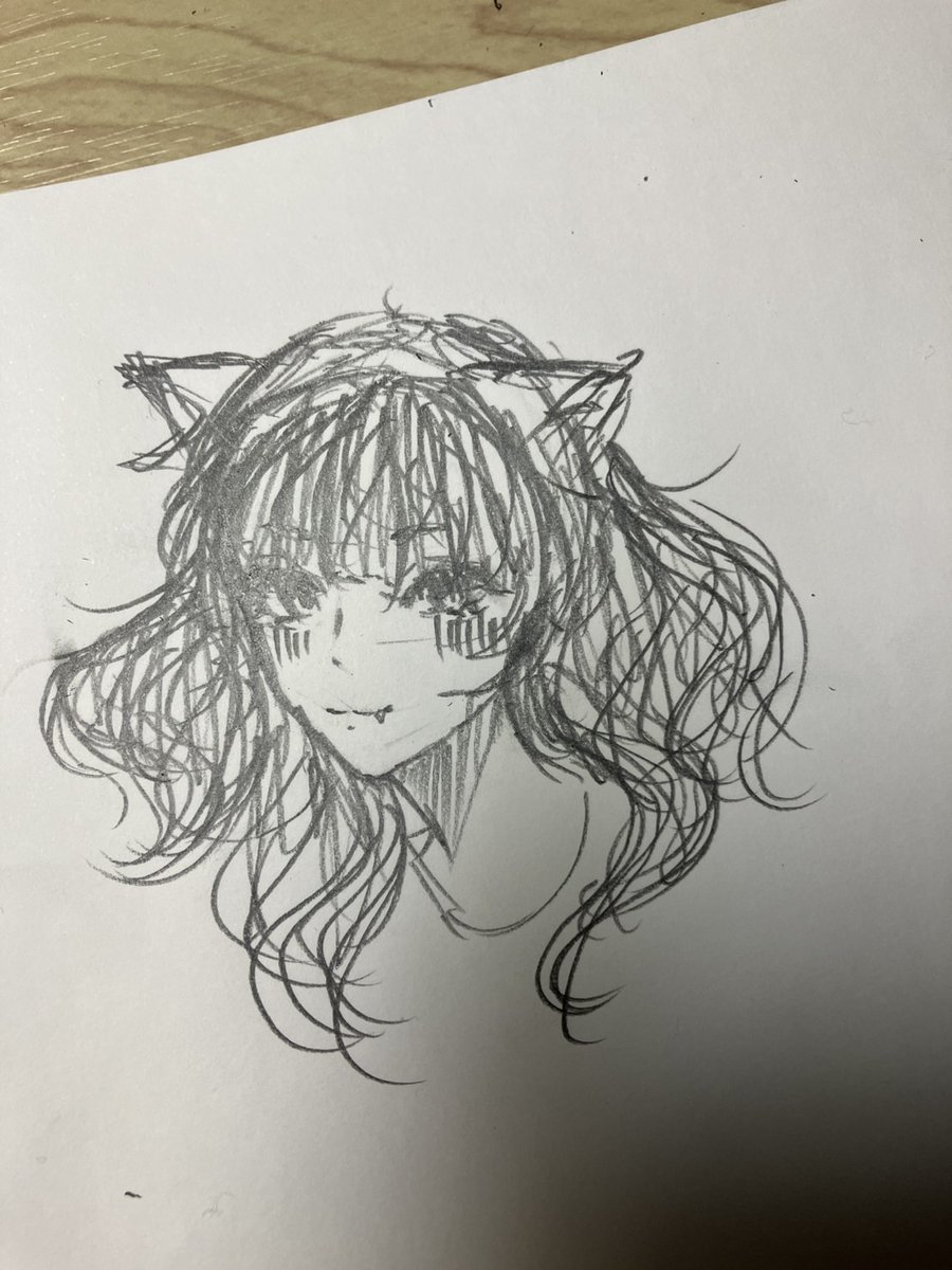 94111iorimaru's tweet photo. なんだか自分の絵じゃないみたいに見える😗
なんだかいつも描いている感じとは癖が違うかな？ https://t.co/NV5cex9PcP