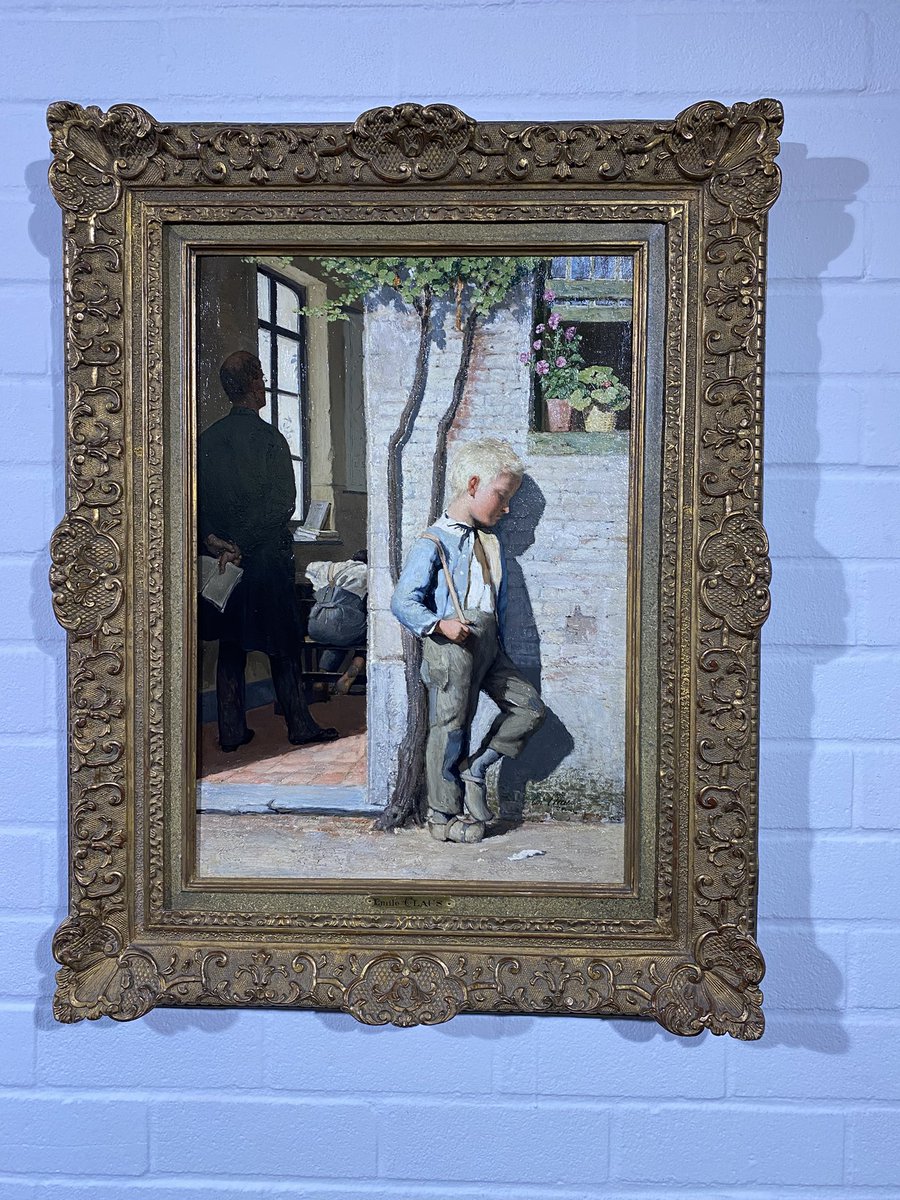 PVanGompel's tweet photo. Emile Claus. Ongelofelijk. Indien niet gezien. Rep je. Nog tot 26/1. #mudel https://t.co/It21eOm8br