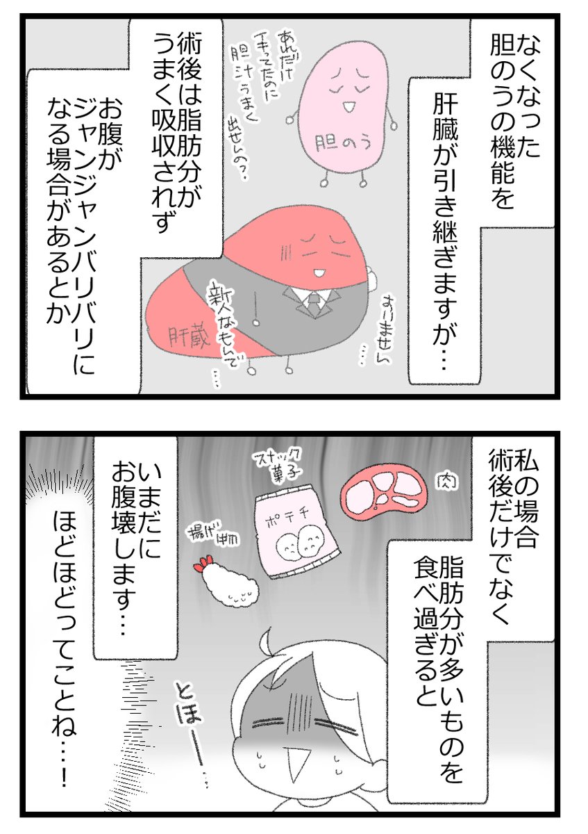 胆石で手術した話⑨完4/4        
#漫画が読めるハッシュタグ 