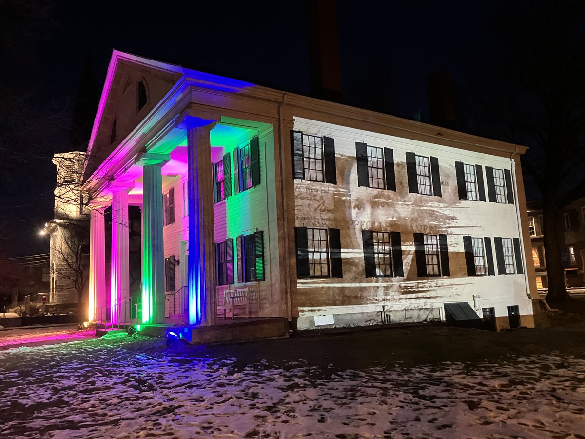 If you missed the projection mapping last weekend for LexLux, there is still another chance!  735 Mass. Ave. SUNDAY 1/19 4:30-6pm, animated display 5pm.  Campfire &amp; hot chocolate while supplies last!