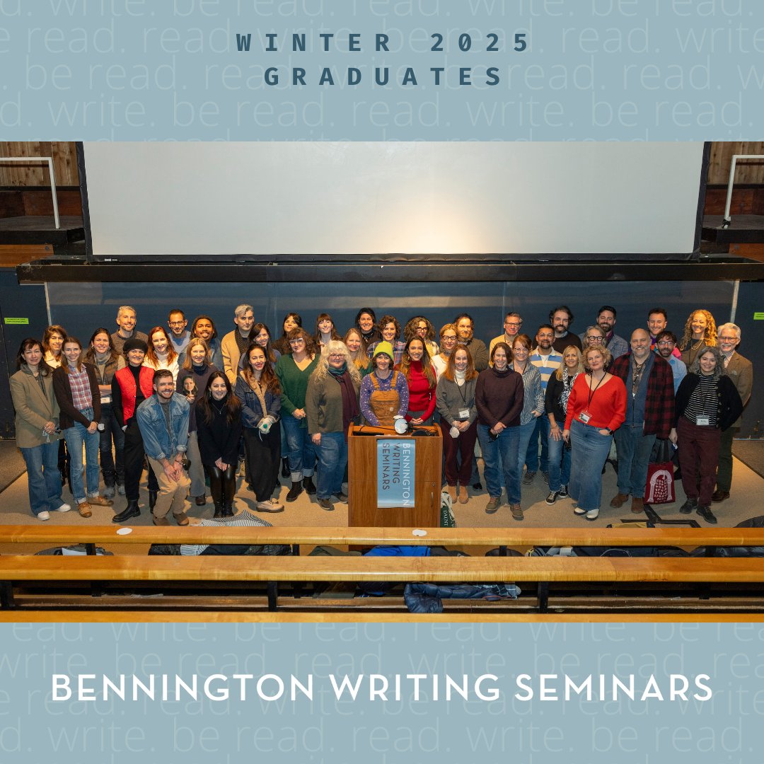 Congratulations to the Winter 2025 graduates! Tonight, 19 talented writers will earn their MFAs in Writing and Literature. 🎉🎓📚