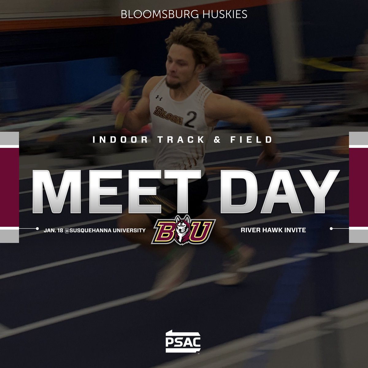 We’re back!! The Huskies compete at Susquehanna today for their first meet of 2025. Events begin at 9:30am. Let’s go, Bloom! 🐾

Live Results:
results.leonetiming.com/?mid=7673