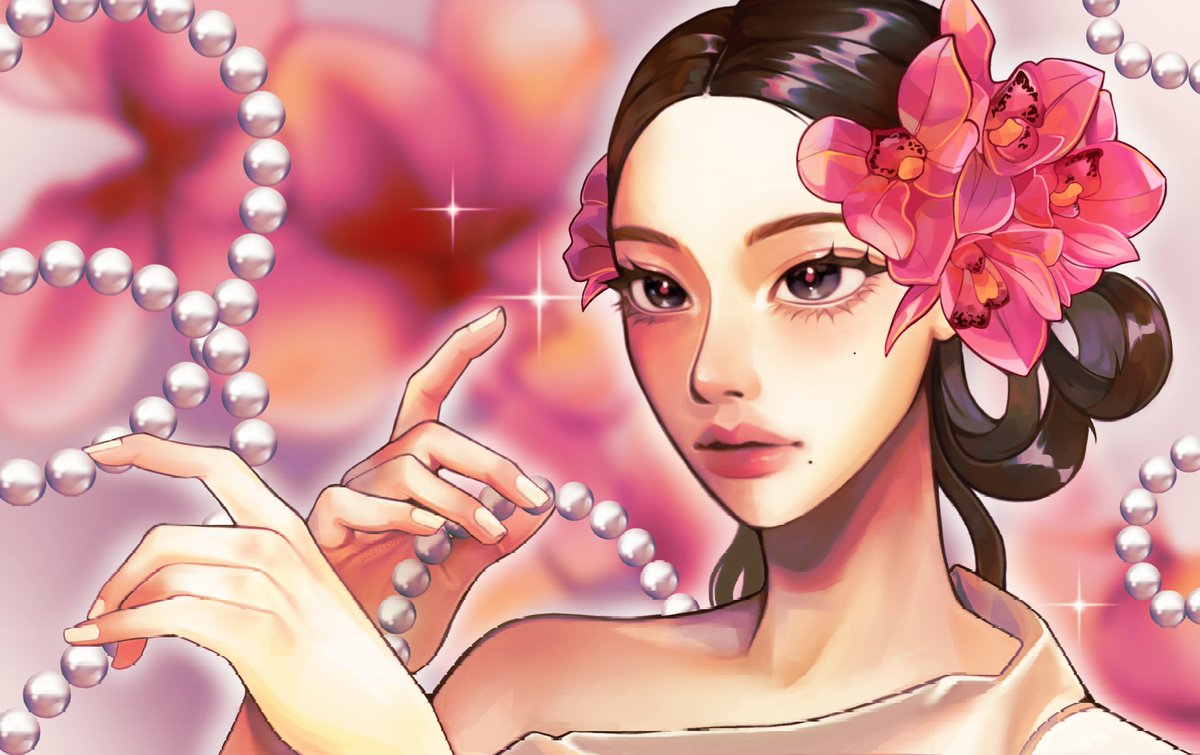 goniillust's tweet photo. rarest flower🌺 #KARINA #에스파  #카리나 #カリナ #aespa #fanart https://t.co/eNbtb2zPbn