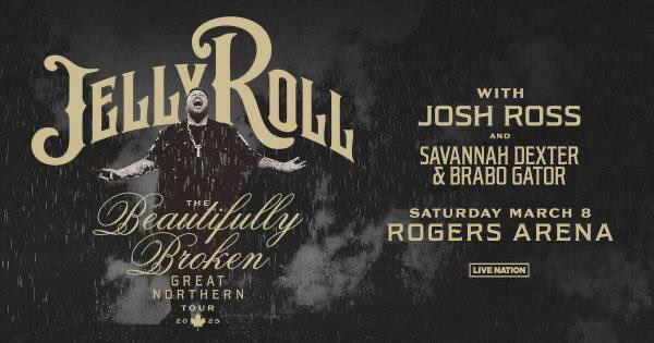 CHEAP TIX★★Jelly Roll Rogers Arena★★Mar 8, 2025 7:00PM
Tickets
⬋⬋⬋⬋⬋

atbtickets.com/results-ticket…