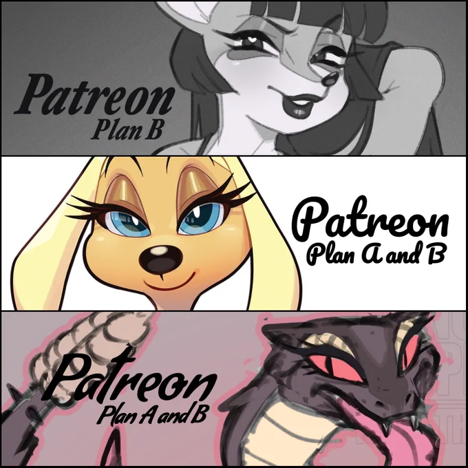 I have posted the drawings to my Patreon! 