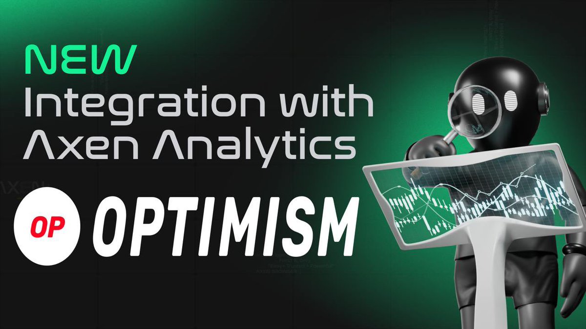 Axen Labs ( 🤖,🤖 ) (@axenlabs) on Twitter photo 🚀Exciting News from Axen
We're thrilled to announce that Axen Analytics is now integrated with <a href="/Optimism/">optimism.eth</a> !
Optimism, known for scaling Ethereum with enhanced performance and scalability, is now part of the Axen ecosystem. Dive into advanced analytics and gain insights from 🚀Exciting News from Axen
We're thrilled to announce that Axen Analytics is now integrated with <a href="/Optimism/">optimism.eth</a> !
Optimism, known for scaling Ethereum with enhanced performance and scalability, is now part of the Axen ecosystem. Dive into advanced analytics and gain insights from
