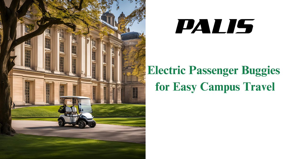 PalisVehicles's tweet photo. Elevate your campus transport with eco-friendly Electric Passenger Buggies! 🚗🌍 Convenient, efficient, and sustainable – the perfect solution for any campus.

For more info: https://t.co/q4qifAmUas

#buggy #ElectricVehicles #campus #EducationForAll #CollegeStudent #educational https://t.co/vit8Ffwdzo