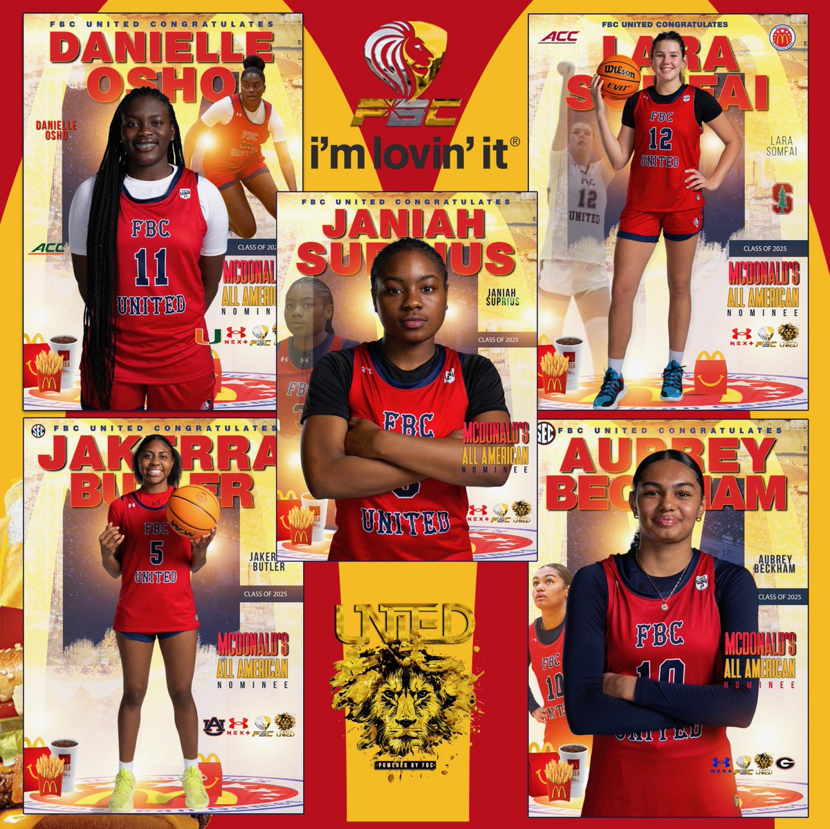 FBC Mo (@fbcmotton) on Twitter photo FBC United 2025 McDonald’s All American nominees #fbcstrong🔴⚪️🔵 <a href="/DanielleOsho/">Danielle Osho</a> <a href="/JakerraB2025/">Jakerra</a> <a href="/aubrey_beckham/">Aubrey Beckham</a> <a href="/ywb_janiah/">janiah Suprius</a> <a href="/lara_somfai/">Lara Somfai</a> 🔥🔥🔥 FBC United 2025 McDonald’s All American nominees #fbcstrong🔴⚪️🔵 <a href="/DanielleOsho/">Danielle Osho</a> <a href="/JakerraB2025/">Jakerra</a> <a href="/aubrey_beckham/">Aubrey Beckham</a> <a href="/ywb_janiah/">janiah Suprius</a> <a href="/lara_somfai/">Lara Somfai</a> 🔥🔥🔥