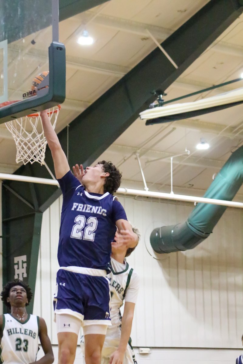 The WFS boys' basketball team defeated Tower Hill on Thursday, 38-24. Ryan Tattersall ’25 scored 22 points to lead all scorers. 

Photo credit: Evie Rademaker ’25.