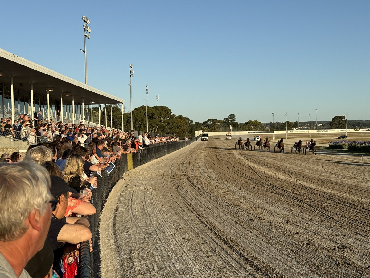 Super night at the Ballarat Pacing Cup with <a href="/juliana_addison/">Juliana Addison MP</a> &amp; winning connections of Bulletproof Boy. Driver James Herbertson thrilled to add silverware from his home club to the trophy cabinet. Great crowd. Well done to all at Ballarat &amp; District Trotting Club. <a href="/TheTrotsComAu/">The Trots</a>