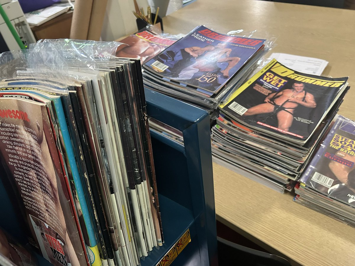 Stef Dickers (@stefdickers) on Twitter photo An amazing friend of the Archives <a href="/BishopsgateInst/">Bishopsgate Institute</a> has donated every copy of the legendary Drummer magazine! I can’t say how chuffed we are! Perhaps the only full run in the UK? An amazing friend of the Archives <a href="/BishopsgateInst/">Bishopsgate Institute</a> has donated every copy of the legendary Drummer magazine! I can’t say how chuffed we are! Perhaps the only full run in the UK?