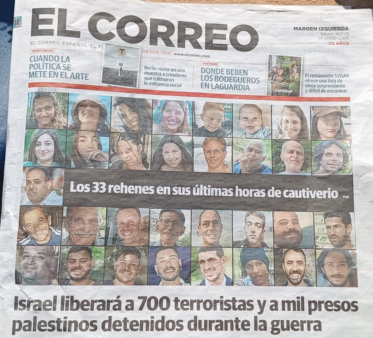 ¿Habéis visto en este año y medio el rostro de alguno de los más de 50.000 palestinos asesinados  en la portada de cualquier panfleto informativo?