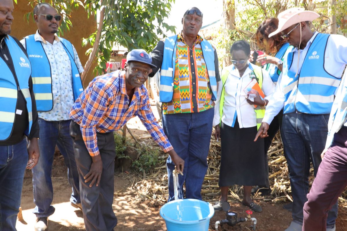 DAI (@daiglobal) on Twitter photo Following <a href="/USAIDKenya/">USAID Kenya</a>'s investments through Western Kenya Water Project in Lumino, Kakamega County, #Kenya, Joseph Ketepa now has piped water in his homestead. USAID investment in Lumino includes laying an additional 11.8KM distribution line, protection of Lumino Spring, consumer Following <a href="/USAIDKenya/">USAID Kenya</a>'s investments through Western Kenya Water Project in Lumino, Kakamega County, #Kenya, Joseph Ketepa now has piped water in his homestead. USAID investment in Lumino includes laying an additional 11.8KM distribution line, protection of Lumino Spring, consumer