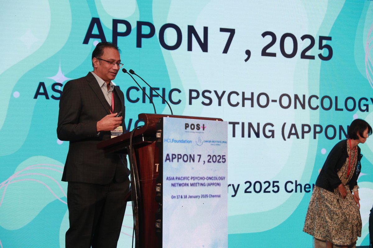 Surendran0510's tweet photo. #Appon7 DISCUSSION 3
Holistic Oncology Care: Integrating Psycho-Oncology into Mainstream Oncology. Honored to have attended Panel Discussion III on "Holistic Oncology Care: Integrating Psycho-Oncology into Mainstream Oncology." by Dr. Arvind Krishnamurthy (Cancer Institute, WIA) https://t.co/k6zv7Mtouj