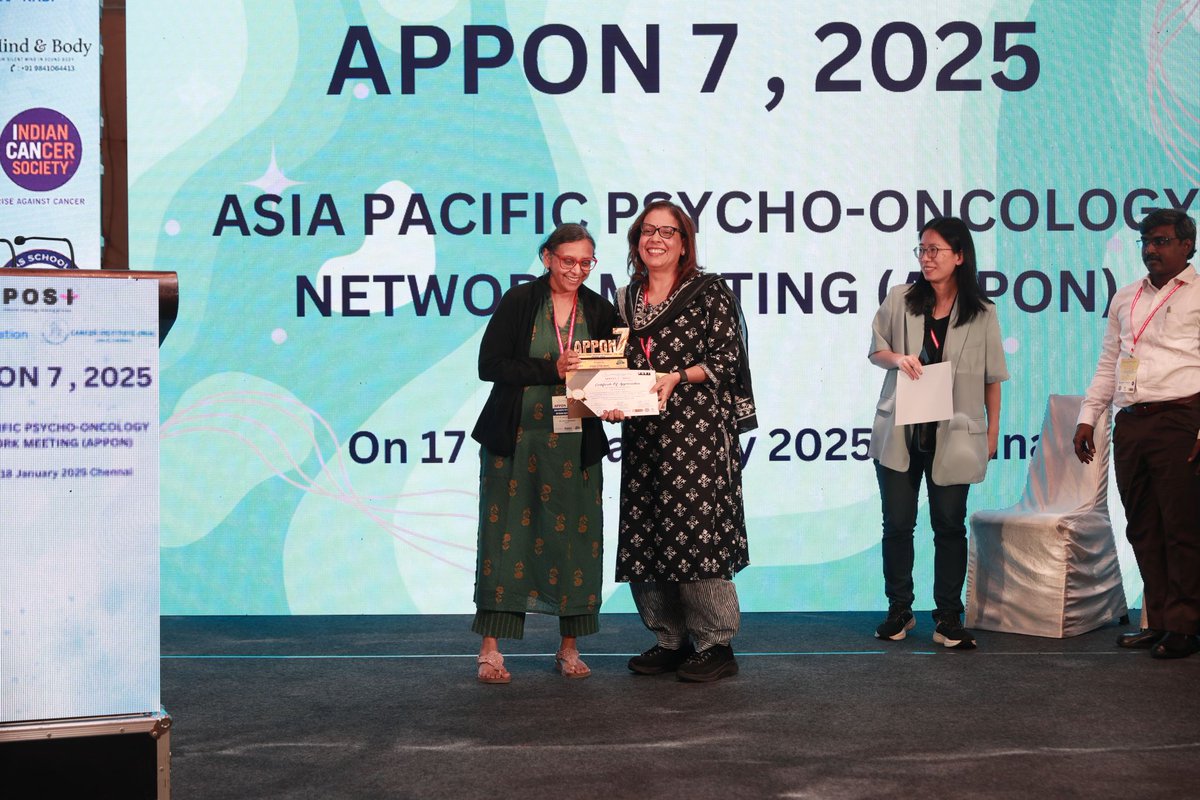 Surendran0510's tweet photo. #APPON7
Advancing Psycho-Oncology: Interventions for Enhanced Patient Care. It was an enriching experience to attend Panel Discussion IV on "Advancing Psycho-Oncology: Interventions for Enhanced Patient Care." The session was expertly moderated by Dr. Jayita Deodhar 
#Apponindia https://t.co/btciTui8C1