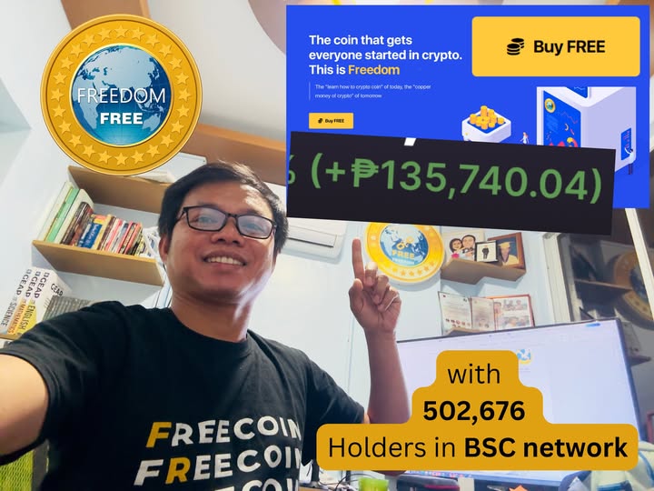 <a href="/THE_FREE_COIN/">FREEDOM of MONEY coin - $FREE since 2018</a> is a community-based project like DOGE, buy it before too late, this bull season FREEDOM coin will make you financially $FREE

Buy it now from
<a href="/gate_io/">Gate.io</a> FREE/USDT
@MEXC_Official FREEDOM/USDT
<a href="/PancakeSwap/">PancakeSwap</a>
<a href="/BitMartExchange/">BitMart</a>
<a href="/Latoken_cex/">LATOKEN</a>
<a href="/ProBit_Exchange/">ProBit Global</a>
<a href="/Uniswap/">Uniswap Labs 🦄</a>