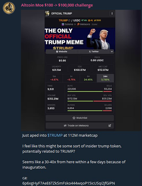 ProfitMana's tweet image. I was the first to call $TRUMP in my private tg 🇺🇸

It's been a 30 days since I started my $1,000 to $10,000 challenge

and during that time we also caught #FIGHT before it did 744x and many other 10-100x gems

I and many in my tg have already done this challenge, but I decided…