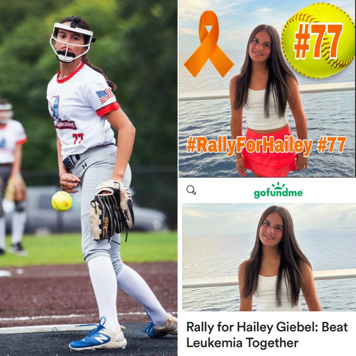 New York Lady Nightmares (@nightmaresnew) on Twitter photo Please share this post and donate to our Lady Nightmare Hailey Giebel <a href="/gofundme/">GoFundMe</a> who was recently diagnosed with leukemia. She is a STUD 14u pitcher and this kid is a fighter. She will beat this. link is below🎗️🎗️🎗️#rallyforhailey #77 gofund.me/57ce2c19 <a href="/NightmaresRG/">RG Lady Nightmares</a> <a href="/GoMVB/">GoMVB Sports - Recruit Content for College Coaches</a> Please share this post and donate to our Lady Nightmare Hailey Giebel <a href="/gofundme/">GoFundMe</a> who was recently diagnosed with leukemia. She is a STUD 14u pitcher and this kid is a fighter. She will beat this. link is below🎗️🎗️🎗️#rallyforhailey #77 gofund.me/57ce2c19 <a href="/NightmaresRG/">RG Lady Nightmares</a> <a href="/GoMVB/">GoMVB Sports - Recruit Content for College Coaches</a>