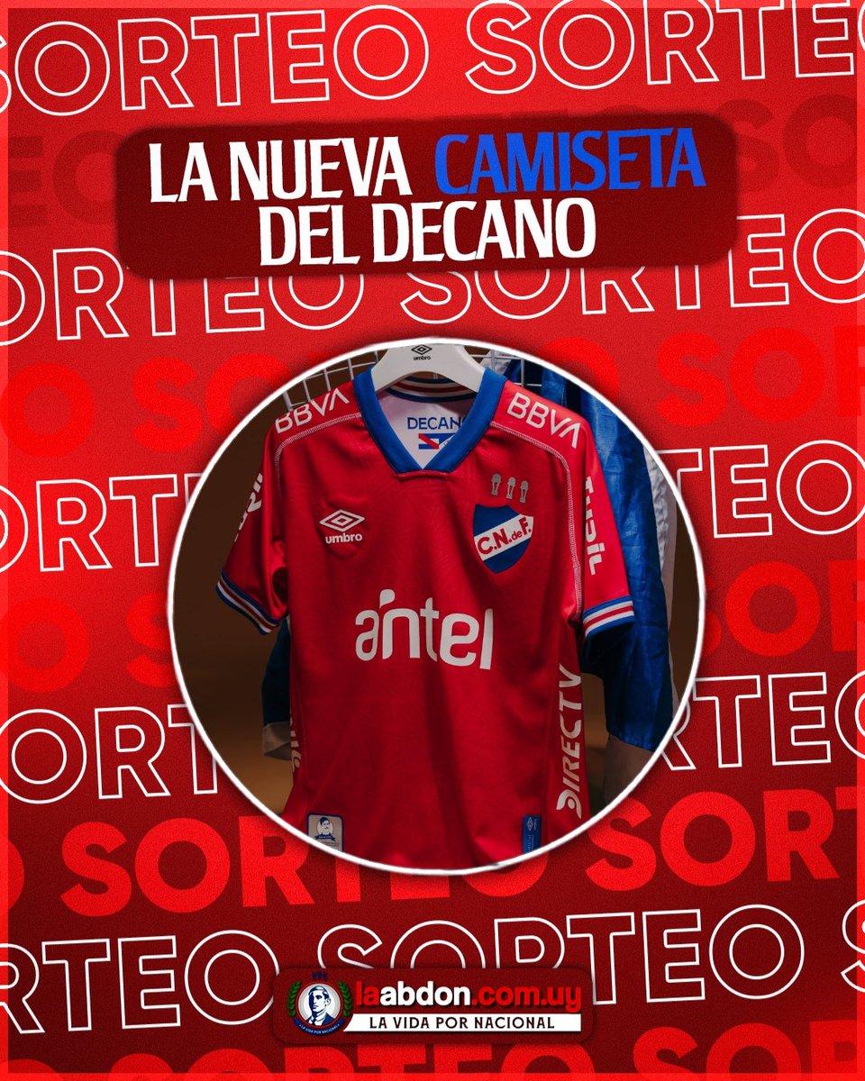 laabdon's tweet image. 𝐒𝐎𝐑𝐓𝐄𝐎𝐎𝐎𝐎𝐎𝐎𝐎𝐎 🔥🇳🇱

¿Te querés ganar la nueva camiseta del Decano?

𝐑𝐄𝐐𝐔𝐈𝐒𝐈𝐓𝐎𝐒 ✅

- SEGUIRNOS @laabdon

- RT

- ETIQUETAR 3 BOLSOS EN LOS COMENTARIOS

El sorteo se realizará el 01/02

➡ El ganador se anunciará en nuestra cuenta oficial y 𝐍𝐔𝐍𝐂𝐀…