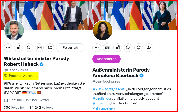 FrankenDemo's tweet photo. Typisch, dass Männer wie @HabeckPress von Elon #Musk bevorzugt behandelt und berufen werden, während sich Frauen wie @baerbockpress alles selbst hart erarbeiten und erkämpfen müssen! 🫠

#ParodieAccount https://t.co/1kRfplu45S