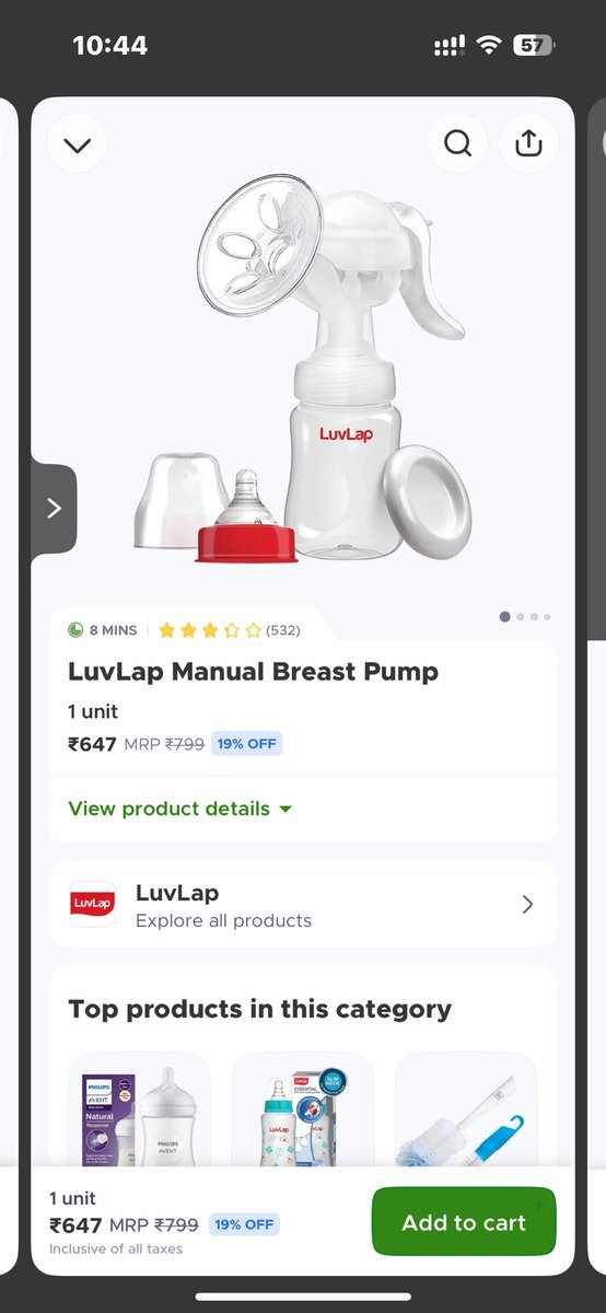 Shash0805's tweet photo. @letsblinkit @amazonIN 
Look at how @letsblinkit charges you over and above surcharges
Picture 1 : Blinkit @ Rs 647
Picture 2: Amazon @ Rs 499
Same product! #blinkitovercharges https://t.co/nsp2RDGVMJ