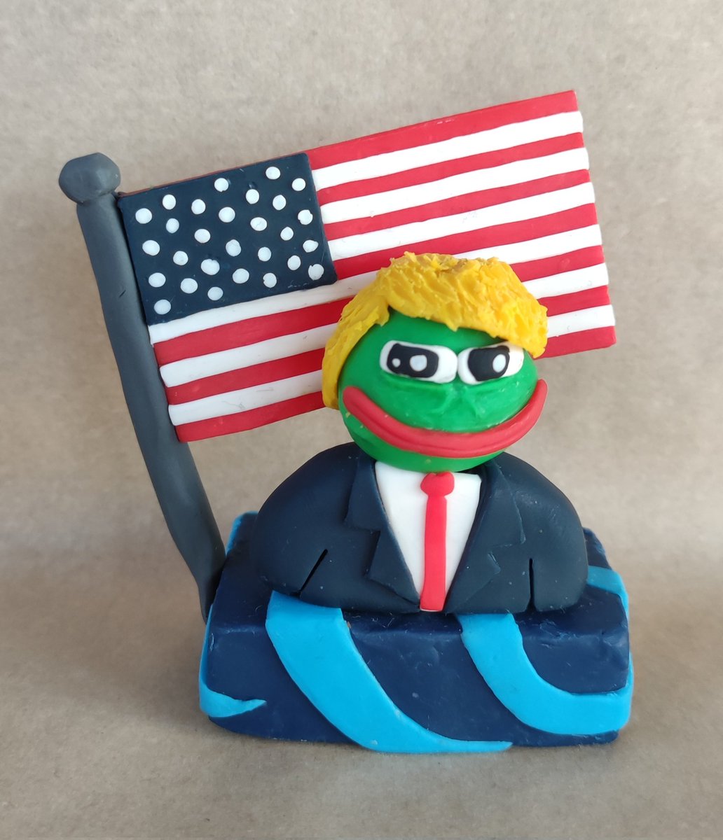 BlockClayn (@blockclayn) on Twitter photo 14th: <a href="/realDonaldTrump/">Donald J. Trump</a> Pepe from <a href="/InjectivePepes/">Injective Pepes</a> !
Celebrating $TRUMP launch with this Pepe president.
One of the best communities on <a href="/injective/">Injective 🥷</a>. (Crazy good alpha)
Now on <a href="/BlockCLAYn/">BlockClayn</a> !
note: not final version yet.
Which collection you wanna see represented on @blockCLAYn ? 14th: <a href="/realDonaldTrump/">Donald J. Trump</a> Pepe from <a href="/InjectivePepes/">Injective Pepes</a> !
Celebrating $TRUMP launch with this Pepe president.
One of the best communities on <a href="/injective/">Injective 🥷</a>. (Crazy good alpha)
Now on <a href="/BlockCLAYn/">BlockClayn</a> !
note: not final version yet.
Which collection you wanna see represented on @blockCLAYn ?