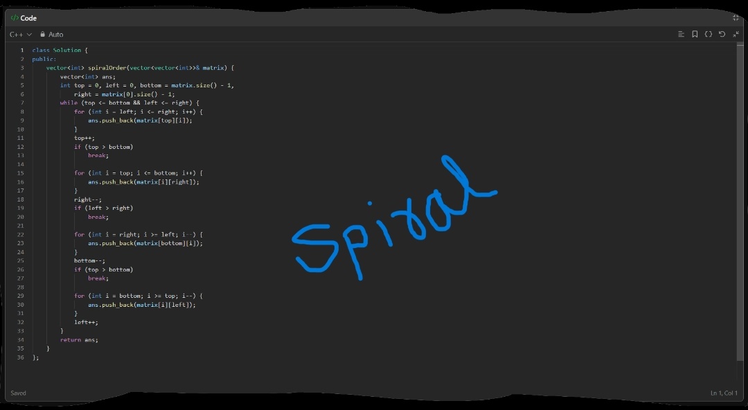 DryIndex's tweet image. 🚨#Day7 : Data Structure 
Topic: 2D Array
1⃣ Search a 2D Matrix l (LC 74) O(log(m*n))
2⃣ Search a 2D Matrix ll (LC 240) O(m+n)
3⃣ Spiral Matrix (LC 54) 
Lecture:@ApnacollegeX
 
#DataStructure  #DataStructureX #GFG
